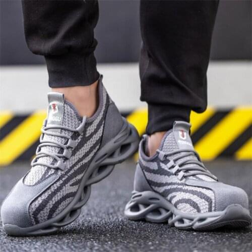 Work Shoes 36-46 Steel Toe Work Boots Anti-smashing and Anti-piercing Electrical Insulation Lightweight Breathable Safety Boots