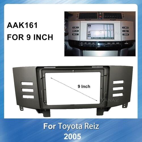 Car Stereo Receiver Frame Dash Panel Kit For Toyota Reiz 2005 Car Radio Audio Panel Mounting Dash Installation Frame Trim Kit