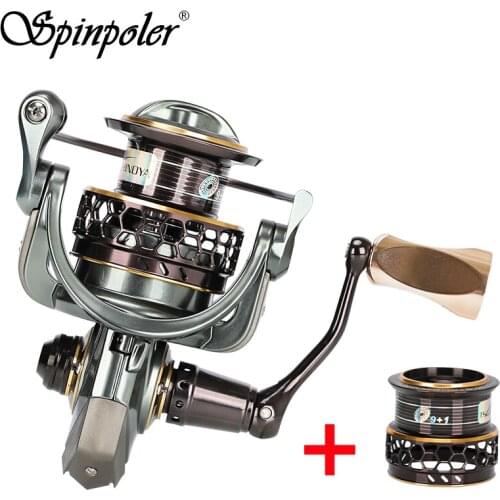 Spinpoler Fishing Reel Double Spool Spinning Reel 4KG 6KGMax Drag High Speed Metal Spool Spinning Reel Saltwater Reel carp wheel