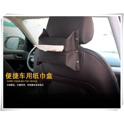 Car Styling Leather Tissue Box For Opel Antara Astra K J H G GTC Crossland X Grandland X Insignia Mokka X Signum Accessories