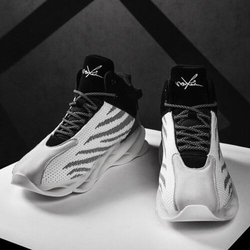 Trend Blade Running Shoes for Men Breathable Sports Shoes Antiskid Damping Outdoor Walking Jogging Athletics Sneakers