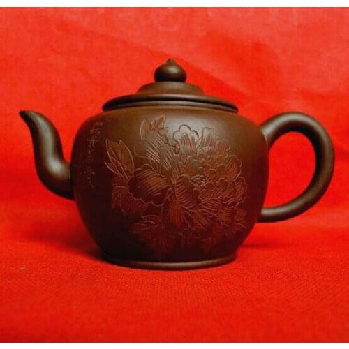 Yixing Purple Clay Teapot 340ml Chinese Zisha Pot Handmade Penoy Tea Set