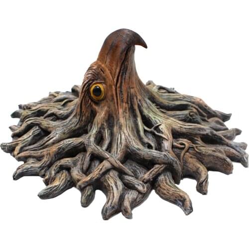 Funny Eagle Tree Hanging Statue Decoration Ornaments Outdoor Lawn Animal Head Home Decorative Fantasy Movies Props