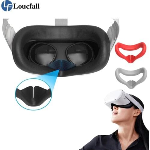 Grainy anti-skid Oculus Quest 2 VR glasses for PC virtual reality Silicone anti-sweat and anti-leak VR headset new