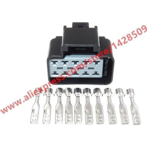10 Sets 10 Pin Car Connector Automotive Audio Plug Wiring Harness Cable Socket 15326931