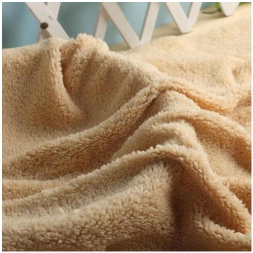 100*160cm Lamb velvet fabric cotton velvet lamb clothing Super soft plush fabric DIY Handmade Sewing warm doll pet glove lining