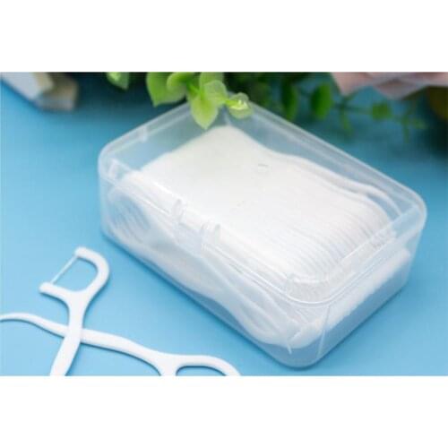 50pcs Dental Floss Picks Floss Stick Professional Dental Clean Flossers Toothpicks Disposable Teeth Cleaning Oral Care Tools