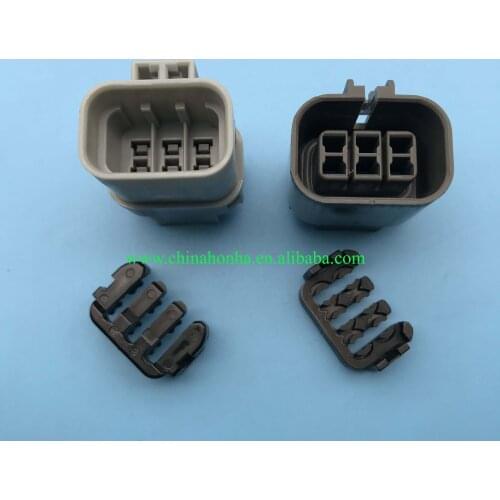 6-pin male and female excavator throttle motor refueling motor square plug for DH225-7 300-5 / 7 258-5 / 7 360-5