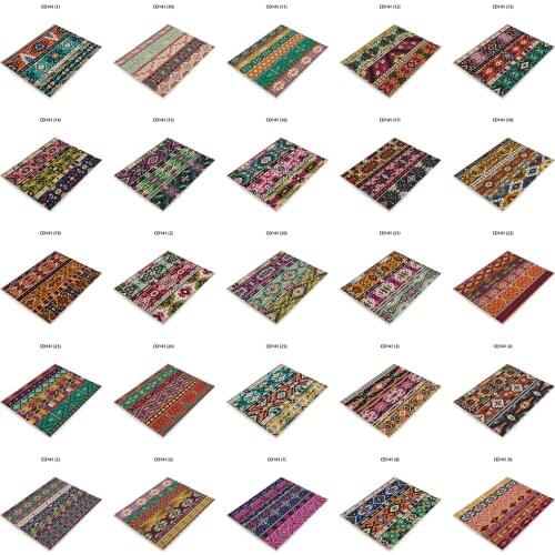 Abstract Geometric Print Pattern Coaster Drink Coaster Cup Happy Kitchen Decoration Mats Set De Table Table Mat Fabric Napkin