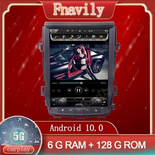 Android 10 Car Radio For toyota alphard Multimedia System Autoradio Dvd Player GPS Navigation Vertical Screen Tesla Style 12.1"