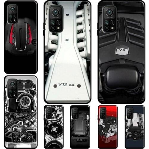 Awesome Car Engine Coque For Xiaomi Mi 10T Pro Mi Note 10 Lite Case For POCO F3 F2 F1 M3 X3 Pro Mi 11 Ultra