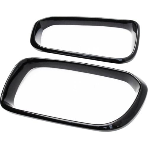 Bright black in the net frame decoration in the grid grille modified parts for 2015-2018 BMW 1 series F20 F21