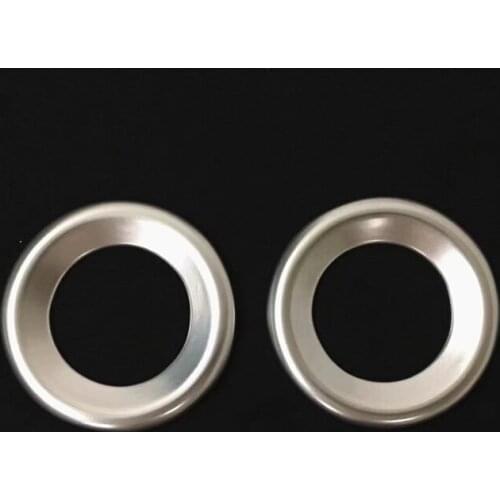 For HONDA CRV CR-V 2017 2018 ABS Chrome or Fiber Paint Interior Inner Door A pillar Stereo Speaker Ring Cover Trim 2pcs