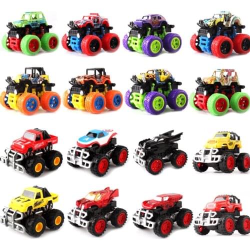 Toys Car-35 Styles Mini Inertial Off-Road Vehicle Pullback Shock Plastic Friction Stunt Car Diecast Boy Kid Toys Gift Free Ship
