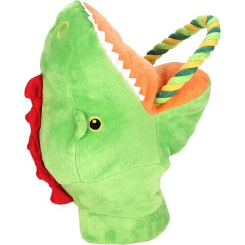 Pet Molar Dog Toy Dog Chewer Toys Interactive With Dogs Crocodile Head Shaped Chewing Toys For Dog Plush Stuffed Toys