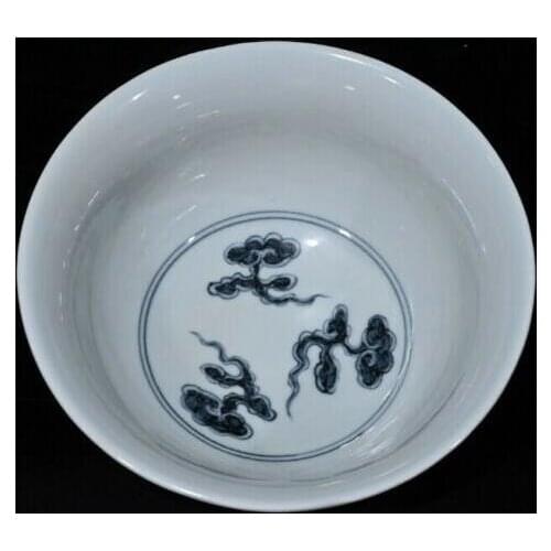 China antique the Ming dynasty Blue and white Figure landscape pattern bowl