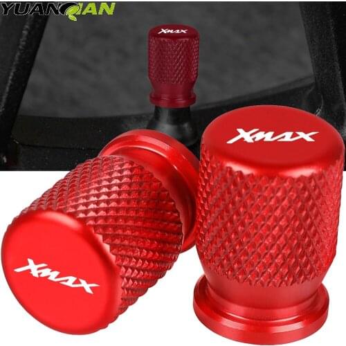 Motorcycle XMAX Tyre Valve CNC Aluminum Tire Air Port Stem Cover Cap Accessories for Yamaha XMAX 125 250 300 400 All Year