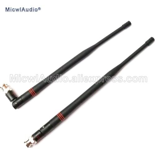 Microphone Antennas 470-542MHZ 638-698MHZ 774-865MHZ BNC Bayonet Antennas For Shure Wireless Microphone System MicwlAudio
