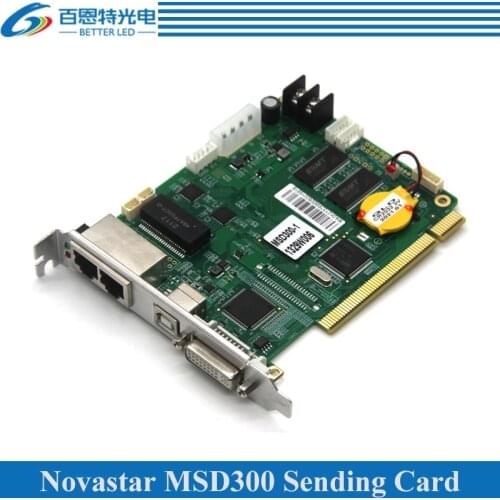 NOVASTAR MSD300 LED Display Sending Card, Outdoor and Indoor Full Color LED Video Display Synchronous controller