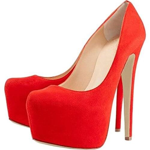 FGHGF NEW 16CM , Red, Black, Light Blue, Purple, Womens High Heels Pumps Shoes