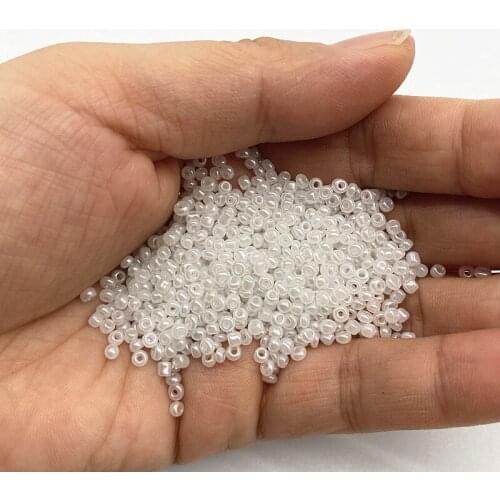 New 2/ 3/4/mm cream beads Charm Czech Glass Seed Beads DIY Bracelet Beads for Jewelry Making Earring Necklace # 01