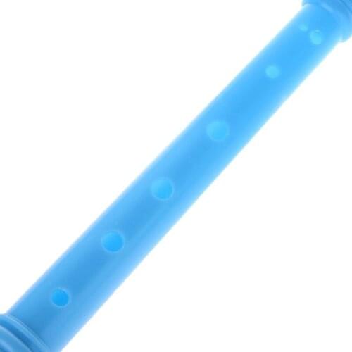 Plastic Musical Instrument Recorder Soprano Long Flute 8 Holes