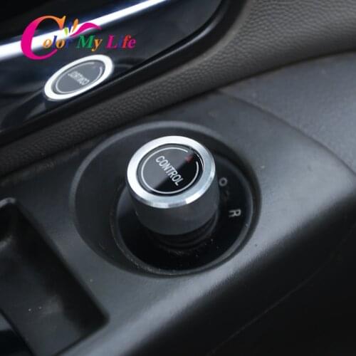 Aluminum Alloy Car Rearview Mirror Adjustment Knob Cover Sticker Fit for Chevrolet Chevy Cruze Sedan Hatchback 2009 - 2014 2015