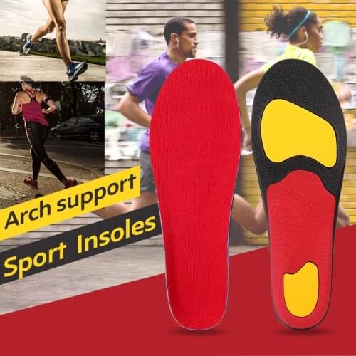 3ANGNI EVA Running Insoles Foot Arch Support Sports Shoes Inserts Heel Protecto For Men Women Orthopedics Feet Insoles