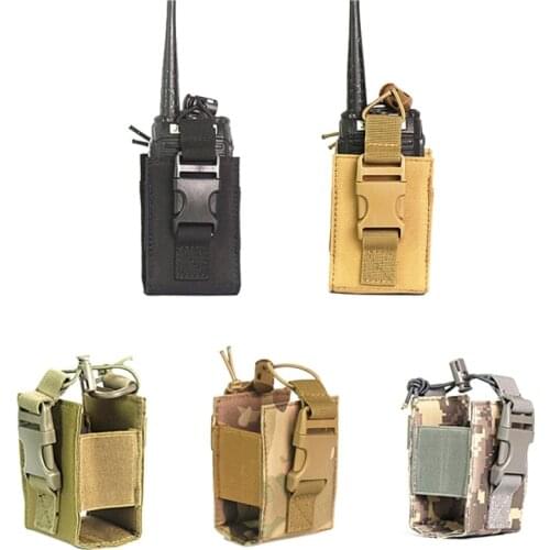 Tactical Molle Interphone Case Molle System Attachment Interphone Radio Case Walkie-talkie Bag Outdoor Sports 2020
