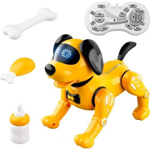 Smart Remote Control Robot Pet Dog Children Accompany Toys Parent-Child Puzzle Interaction Electronic Pet Sing Dog Kids Gifts