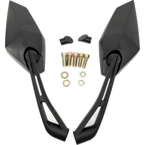 Universal Motorcycle Rear View RearView Mirrors 8 10mm Black Scooter Side Mirror FOR Benelli Leoncino 500 tnt 125 Kawasaki z650