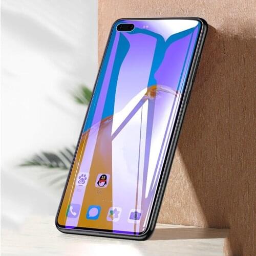 JGKK Anti Blue Tempered Glass for Huawei P40 Lite 5G P40 LiteE P40Lite Screen Protector for Huawei P40 Lite E Full Coverage