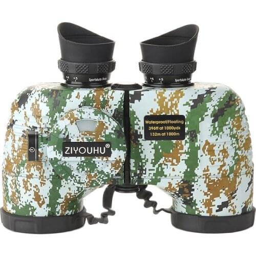 ZIYOUHU 7X50 Powerful Military Binoculars Telescope Waterproof Nitrogen High-definition Rangefinder Adult Big Azimuth Compass
