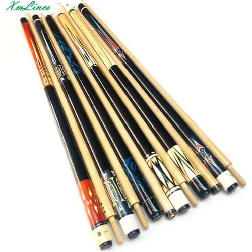 1pc korea style stainless steel or wood joint maple wood carom pool cue stick