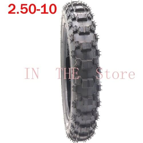 2.50-10 2.50x10 Motorcycle Scooter Tire & Inner Tube2.50*10 Fit for Honda CRF50 XR50 Yamaha PW50