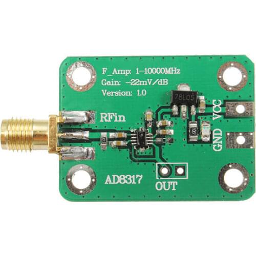 AD8317 Radio Frequency Logarithmic Detector Power Meter 1M-10000MHz