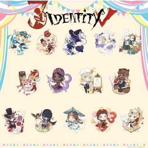Anime Identity V 3rd Anniversary Acrylic Figure Stand Model Plate Desktop Decor Keychain Pendant Naib Subedar Emma Woods Jack