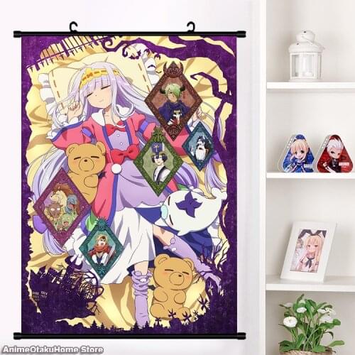Anime Maoujou de Oyasumi Sleepy Princess in the Demon Castle Princess Syalis Cute Wall Scroll Poster Home Decor Art collection