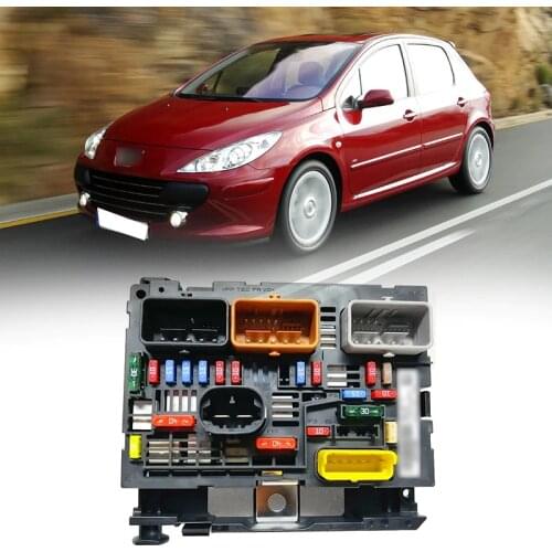 Car Battery Fuse Box Assembly for Peugeot 307/408/308 BSM R05 R20 Citroen C4 BSM 9809742880 9666700480