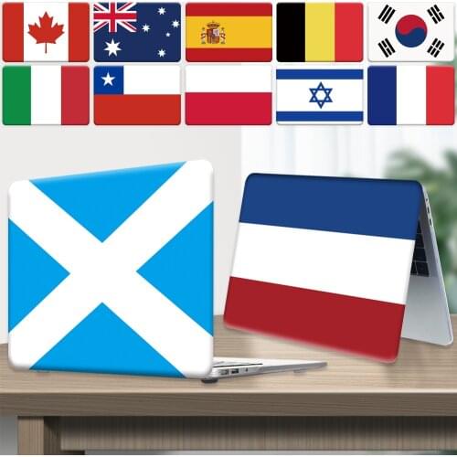 Hard Laptop Case for Apple Air 13" A2337 M1 2020/Pro 13" A2251 A2289/Pro 15" A1707 A1990/Pro 16" A2141 Computer Case with Flag