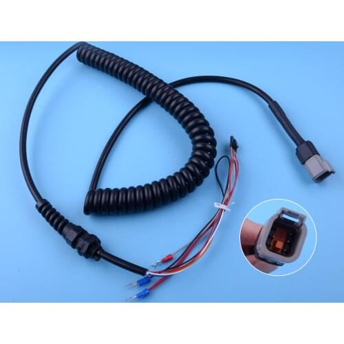 Black Scissor Lifts Coil Cord Cable Fit For Genie Control Box Gen 5 144065