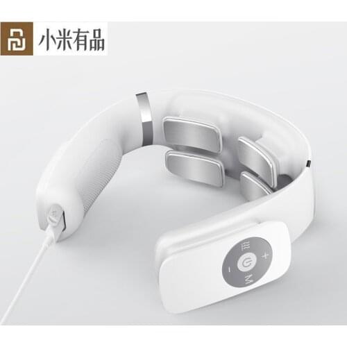 Youpin New Jeeback G3 Electric Wireless Neck Massager 4 Head Vibrator TENS Pulse Relieve Neck Muscle Pain Heating Massage