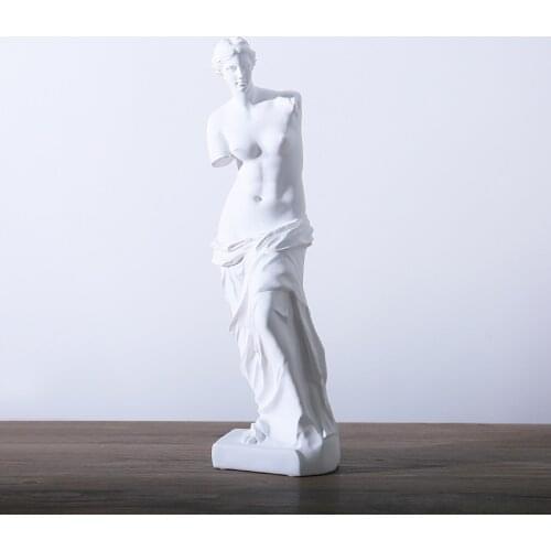 European Home Decoration Resin Statue Modern Abstract Art Mini Goddess Broken Arm Sculpture Art Sketch Model Creativity