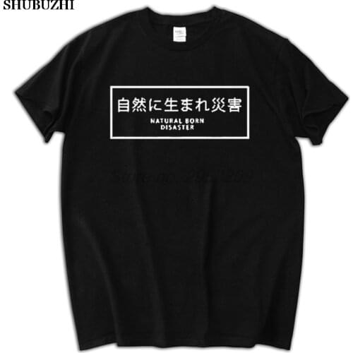 Unisex Natural Born Disaster T Shirt Yung Lean Tumbrl Festival Swag Kanye Kim Funny Tee black male top tees drop shipping
