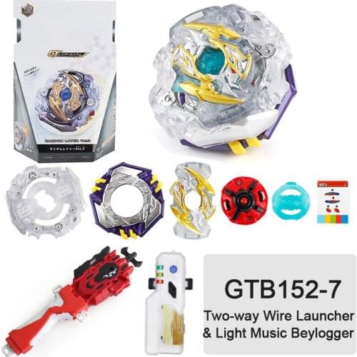 GT Beybleyd Burst Metal Fusion with Ruler Launcher Gyroscope Toys for Children B152 Alloy Assemble Kids Desk Top Battle Game