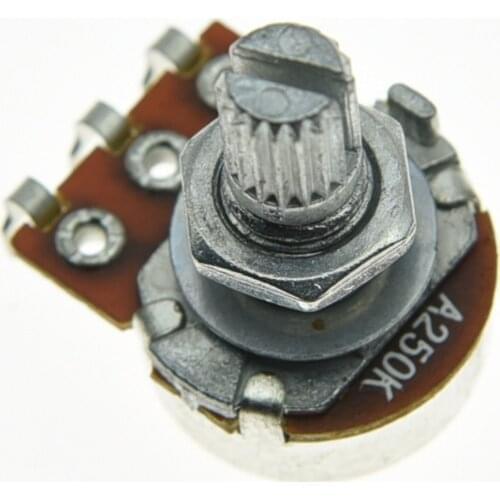 KAISH 5x Audio 250K Guitar Mini Pots Short Split Shaft Potentiometers A250K