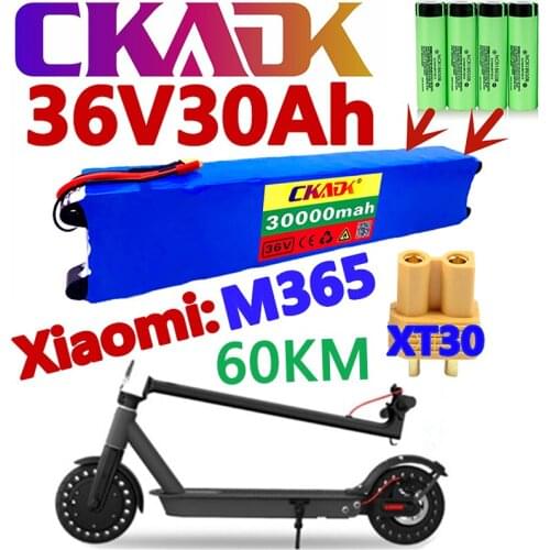 NEW 36V battery forxiaomi scooter mijia M365 36V 30000mah battery electric block scooter bms board forxiaomi M365+Free shipping