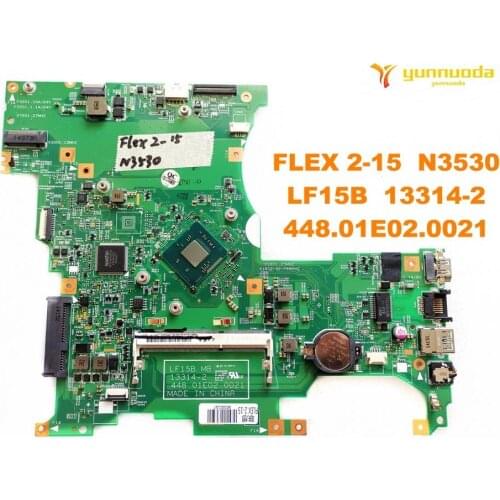 Original for Lenovo FLEX 2-15 laptop motherboard FLEX 2-15 N3530 LF15B 13314-2 448.01E02.0021 tested good free shipping