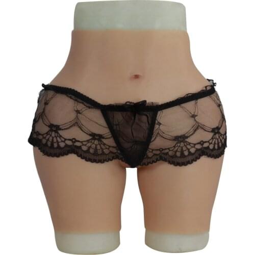 KnowU Silicone Hip Pants Plump Crotch Sexy Buttocks Underwear Hip Up Enhancer 2.6CM