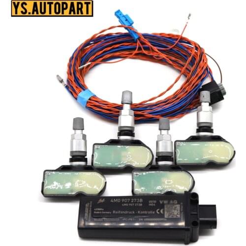 Car Tire Pressure Monitoring System For AUDI Q7 A5 SKODA BENTLEY PORSCHE McLAREN Volkswagen TPMS Sensor 4M0907273B 5Q0907275B
